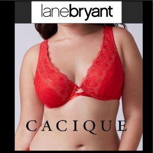 🆕 • Cacique • Size 44B • Red Lace Bra